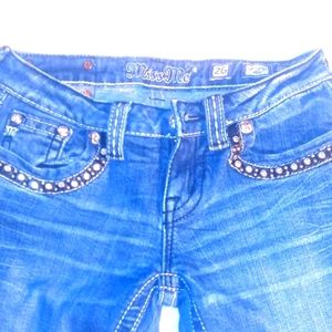 MISS ME JW587B5 BOOTCUT DENIM JEANS SIZE 26